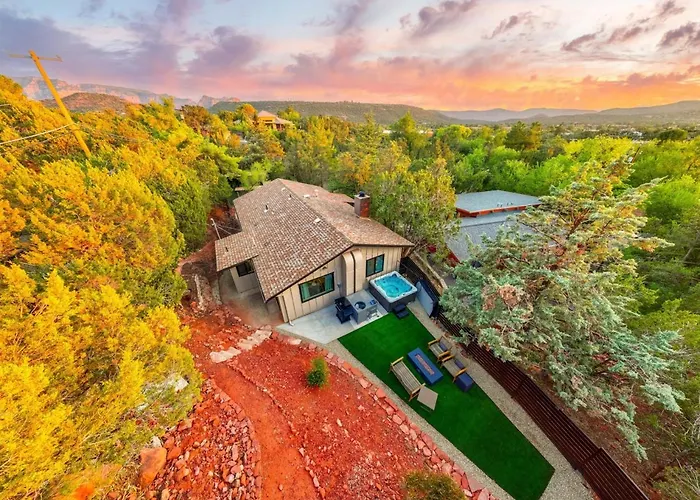 Red Rock Retreat With Hot Tub And Views Ferienhaus Sedona