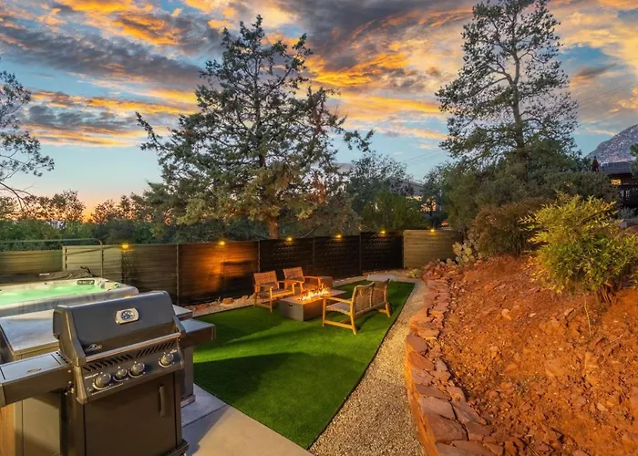 Ferienhaus Red Rock Retreat With Hot Tub And Views *